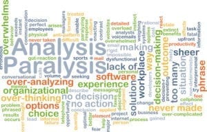 analysis paralysis word cloud how not to buy saas software