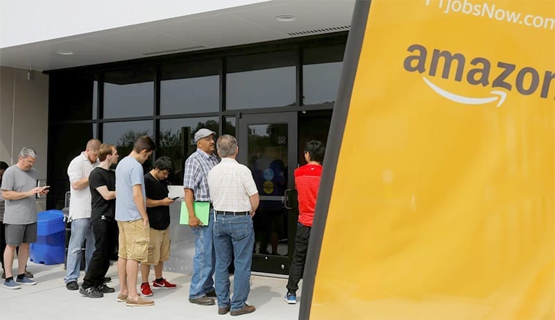 amazon hiring 100,000 people during coronavirus