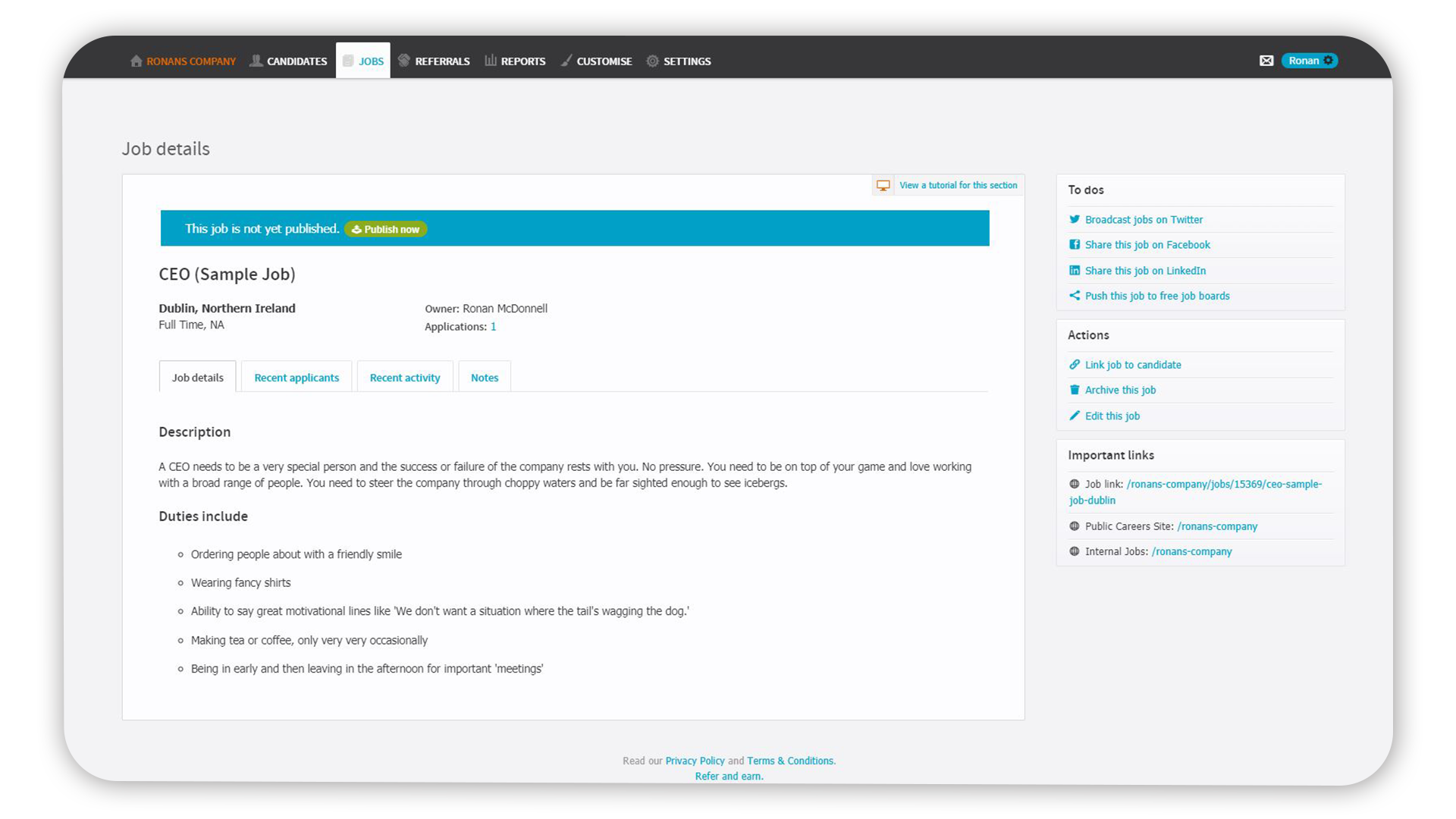 Recruitment and Onboarding