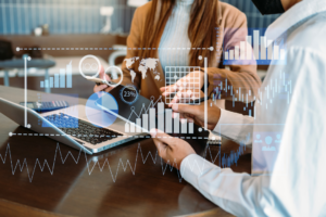 Business world hologram