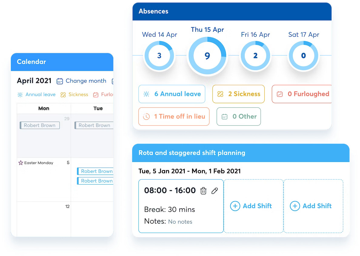 BrightHR time and absence management
