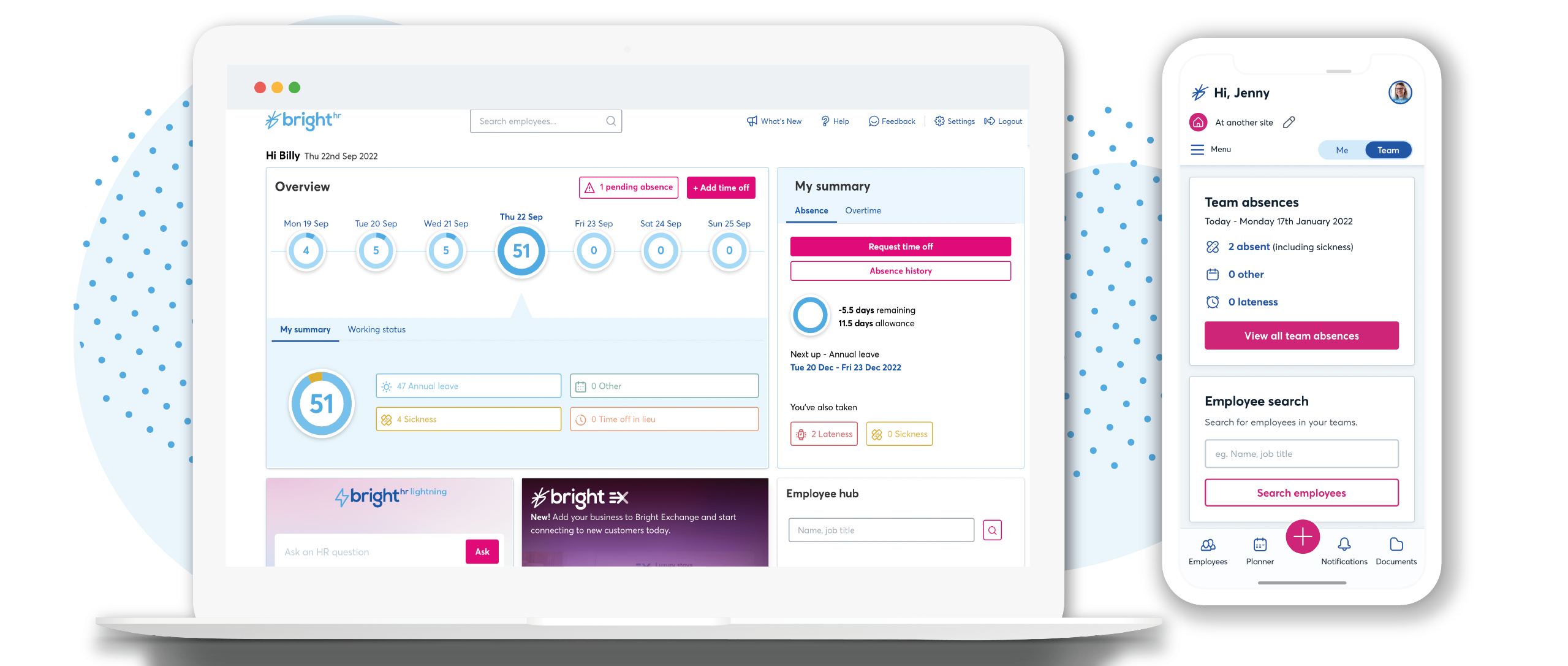 BrightHR’s core HR software