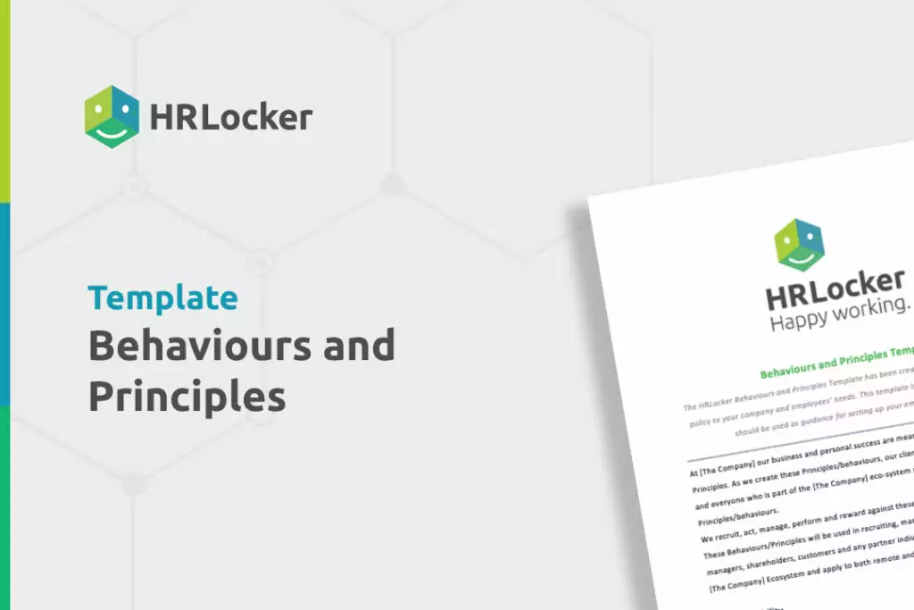 Behaviours and Principles Template