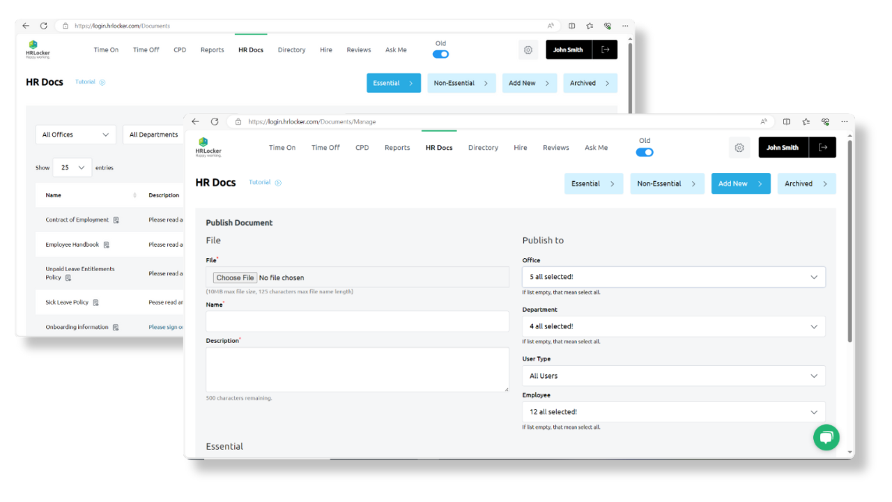 HR Documents Management
