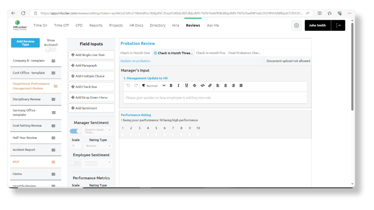 Performance Management